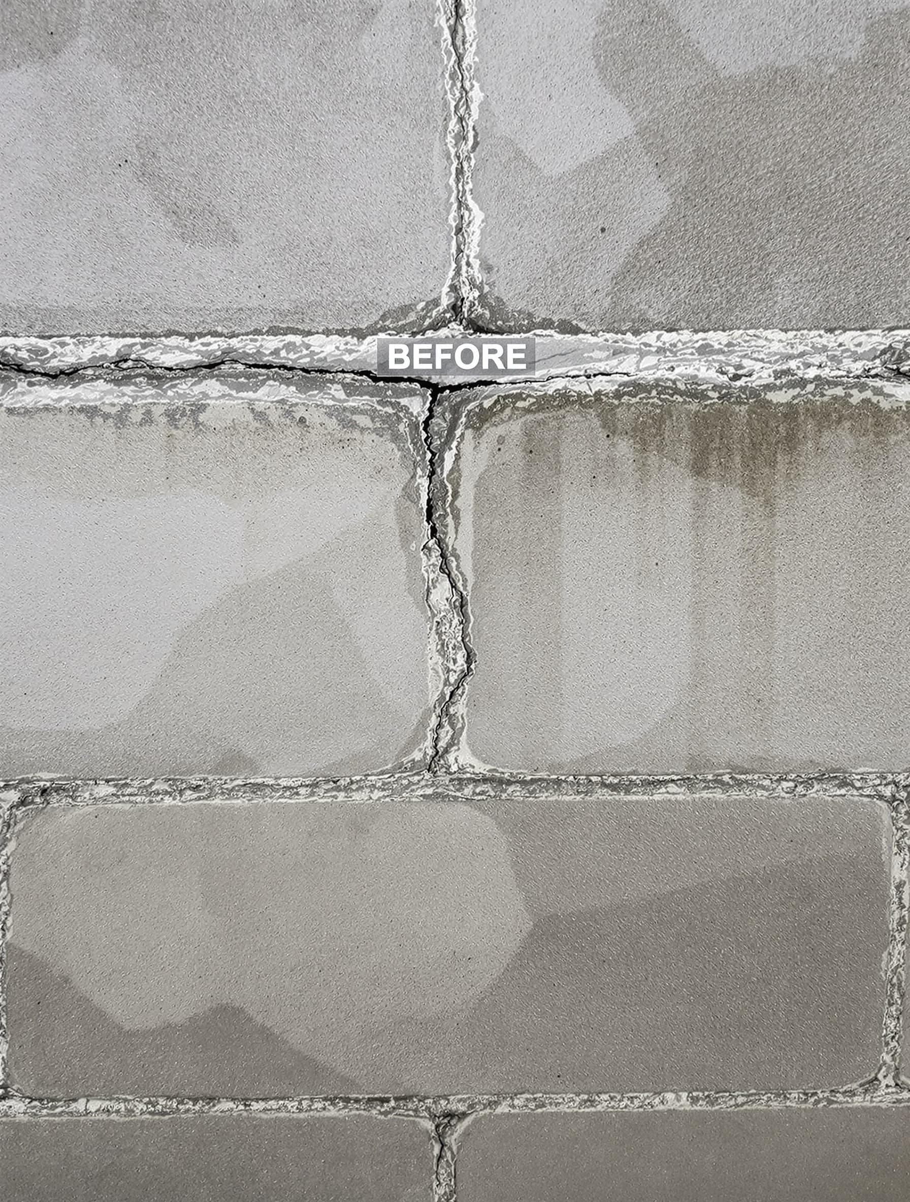 Block crack — Bay Shore